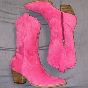 Hot Pink Cowgirl Boots